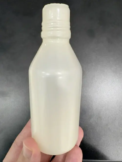 Prototipo de botella de PHBV